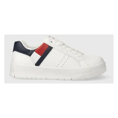 Dětské sneakers boty Tommy Hilfiger bílá barva