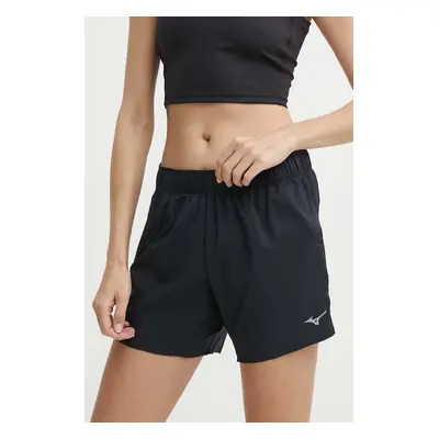 Běžecké šortky Mizuno Core 5.5 černá barva, medium waist, J2GBB209