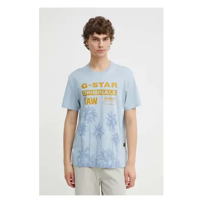 Bavlněné tričko G-Star Raw s potiskem, D24681-336