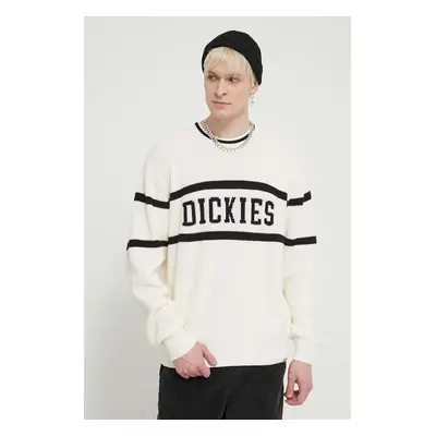 Bavlněný svetr Dickies MELVERN béžová barva, DK0A4YMC