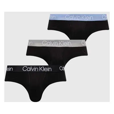 Spodní prádlo Calvin Klein Underwear 3-pack pánské, zelená barva, 000NB2969A