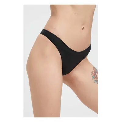 Tanga women'secret 3-pack černá barva, 7682875