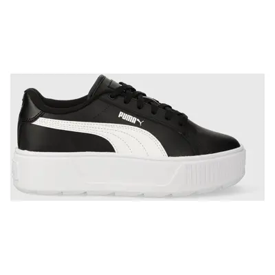 Sneakers boty Puma Karmen L Jr černá barva