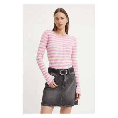 Svetr Résumé ArlieRS Knit Blouse dámský, růžová barva, lehký, 20361115