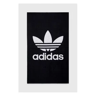 Bavlněný ručník adidas Originals černá barva, IT7108