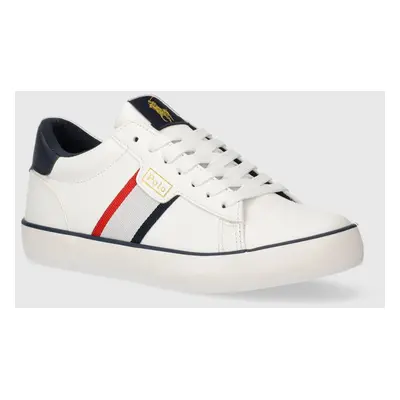 Dětské sneakers boty Polo Ralph Lauren bílá barva