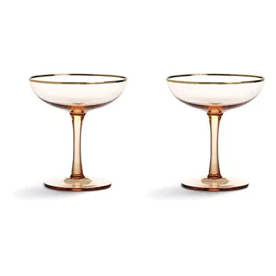 &k amsterdam sada sklenic na šampaňské Coupe Champagne (2-pack)