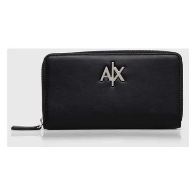 Peněženka Armani Exchange černá barva, 948068 4R700