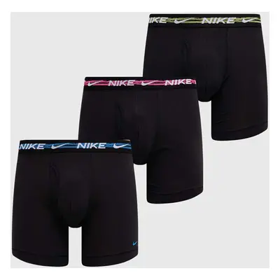 Boxerky Nike 3-pack pánské, růžová barva