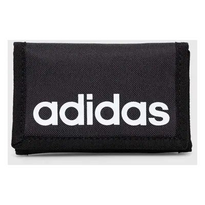 Peněženka adidas černá barva, HT4741