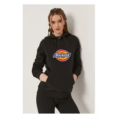 Mikina Dickies dámská, černá barva, s potiskem, DK0A4XCCBLK-BLACK