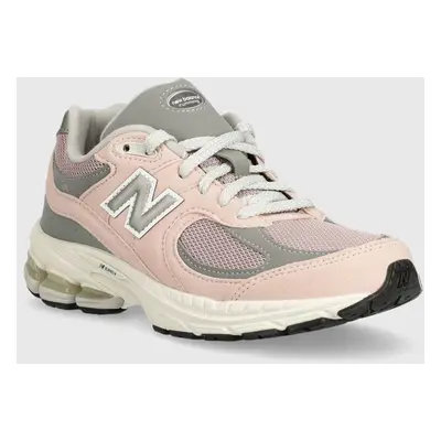 Dětské sneakers boty New Balance GC2002FC růžová barva