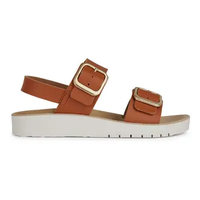 Dětské sandály Geox SANDAL COSTAREI béžová barva