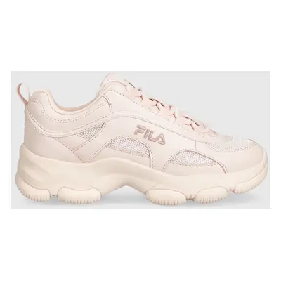 Dětské sneakers boty Fila STRADA DREAMSTER růžová barva