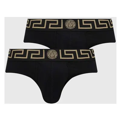 Spodní prádlo Versace (2-pack) pánské, černá barva, AU10180 A232741