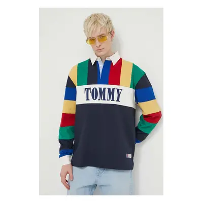 Bavlněné tričko s dlouhým rukávem Tommy Jeans Archive Games DM0DM19787