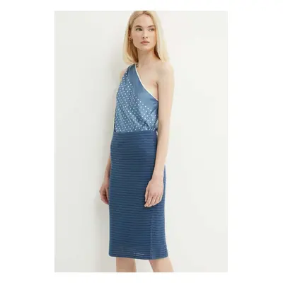 Lněná sukně Lauren Ralph Lauren midi, pouzdrová, 200932981