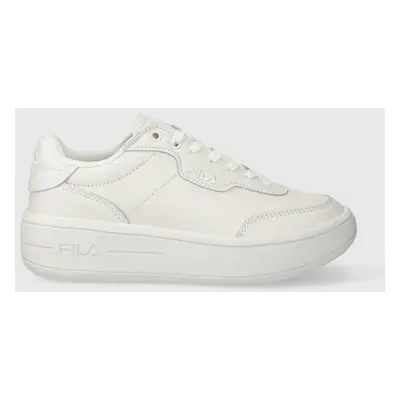 Kožené sneakers boty Fila PREMIUM bílá barva, FFW0337