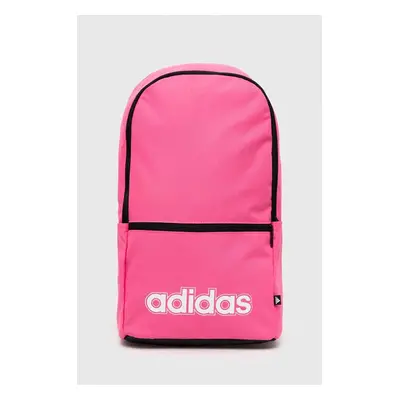 Batoh adidas růžová barva, velký, s potiskem, IR9824