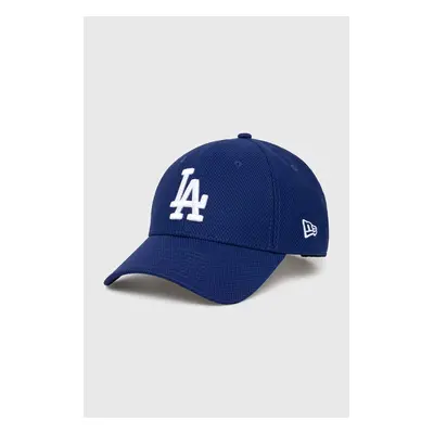 Kšiltovka New Era tmavomodrá barva, s aplikací, LOS ANGELES DODGERS