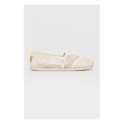 Espadrilky Toms Alpargata béžová barva