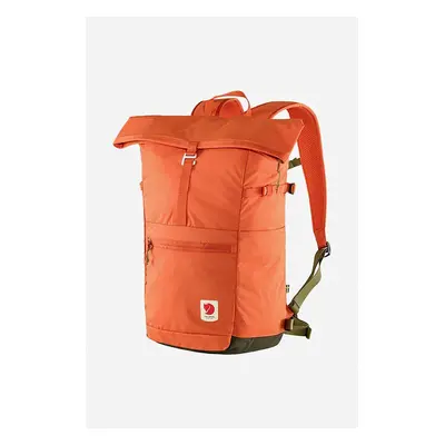 Batoh Fjallraven High Coast Foldsack 24 F23222 333 oranžová barva, velký, hladký