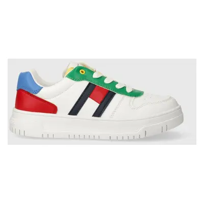 Dětské sneakers boty Tommy Hilfiger bílá barva