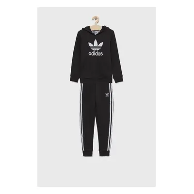 Dětská tepláková souprava adidas Originals H25253 černá barva