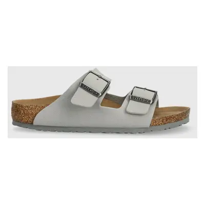 Dětské pantofle Birkenstock Arizona Kids BFBC šedá barva