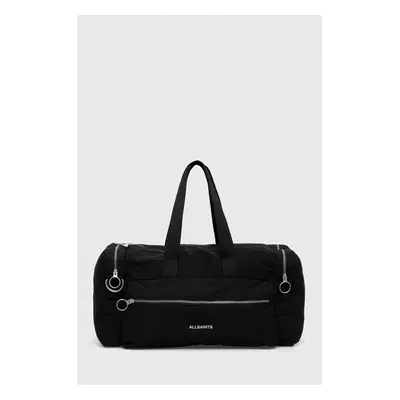 Taška AllSaints SOMA HOLDALL černá barva