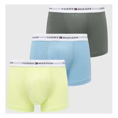 Boxerky Tommy Hilfiger 3-pack pánské, bílá barva, UM0UM02761