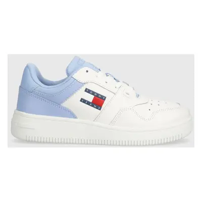 Kožené sneakers boty Tommy Jeans TJW RETRO BASKET ESS EN0EN02505