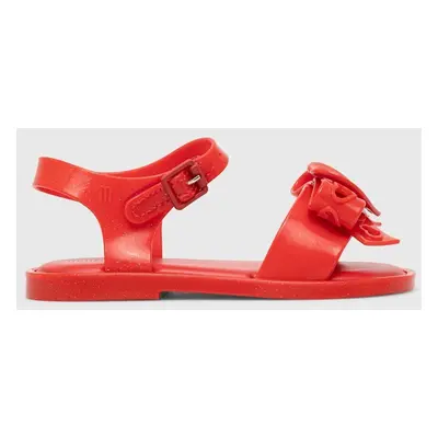 Dětské sandály Melissa MAR SANDAL HOT BB červená barva