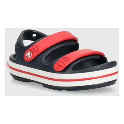 Dětské sandály Crocs CROCBAND CRUISER SANDAL tmavomodrá barva