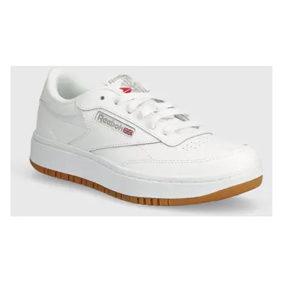 Dětské sneakers boty Reebok Classic CLUB C DOUBLE bílá barva, 100008154