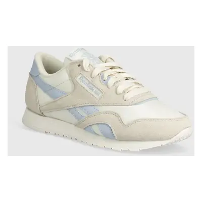 Sneakers boty Reebok Classic Classic Nylon béžová barva, 100074330