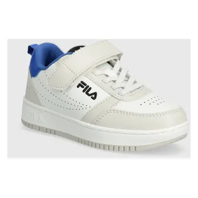 Dětské sneakers boty Fila FILA REGA velcro šedá barva