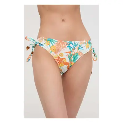 Plavkové kalhotky Pepe Jeans HIBISCUS TS BIKINI oranžová barva, PLB10509