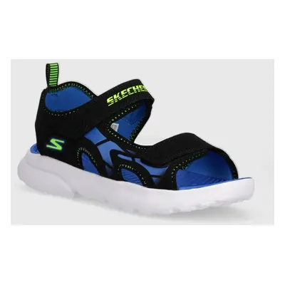 Dětské sandály Skechers RAZOR SPLASH černá barva