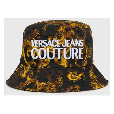 Bavlněná čepice Versace Jeans Couture černá barva, 76HAZK06 ZG267