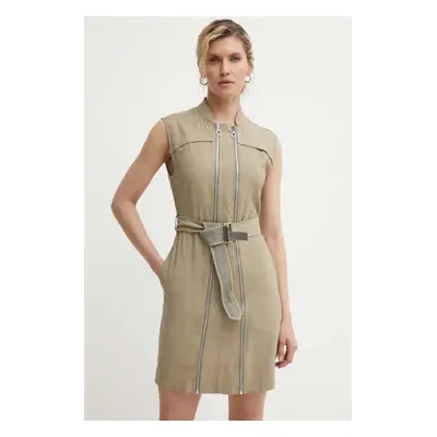 Šaty G-Star Raw béžová barva, mini, D24624-D522