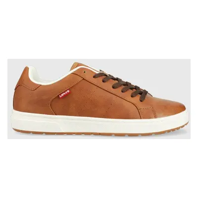 Sneakers boty Levi's Piper hnědá barva, D6573.0004