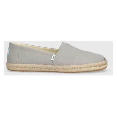 Espadrilky Toms Alpargata Rope šedá barva, 10019690