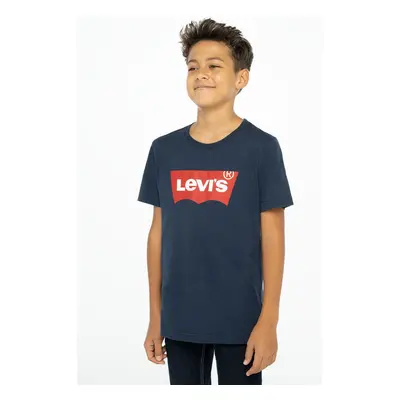 Dětské tričko Levi's tmavomodrá barva, s potiskem