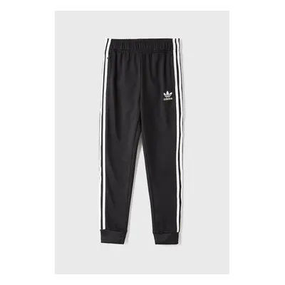 Dětské kalhoty adidas Originals GN8453 černá barva, s aplikací