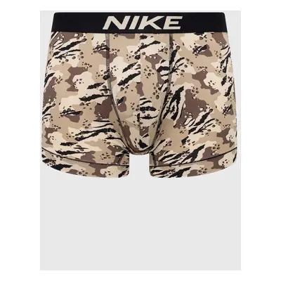 Boxerky Nike pánské, hnědá barva