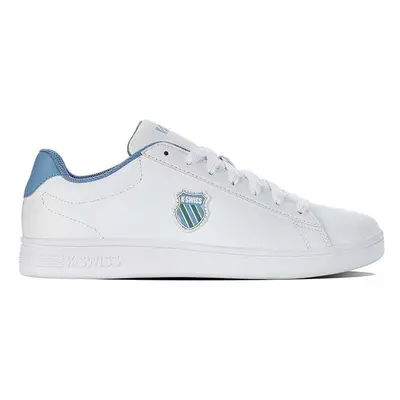 Kožené sneakers boty K-Swiss COURT SHIELD bílá barva, 06599.943.M