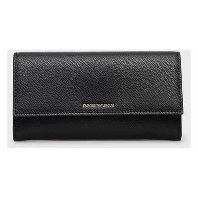 Peněženka Emporio Armani dámská, černá barva, Y3H170 YH15A