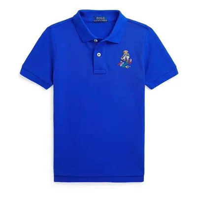 Dětská bavlněná polokošile Polo Ralph Lauren