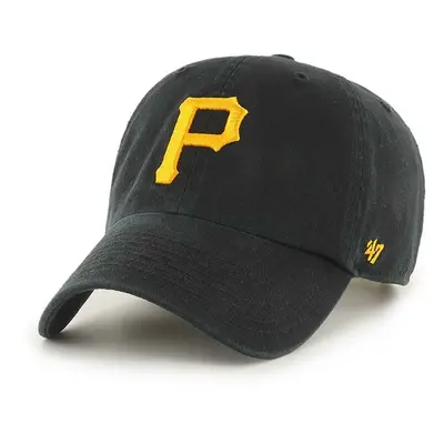 Čepice 47brand MLB Pittsburgh Pirates černá barva, s aplikací, B-RGW20GWS-BKD